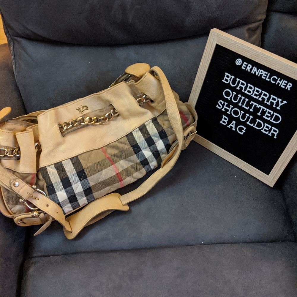 Burberry Quilted Shoulder Bag